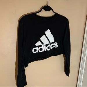 Cropped Adidas Long Sleeve Top